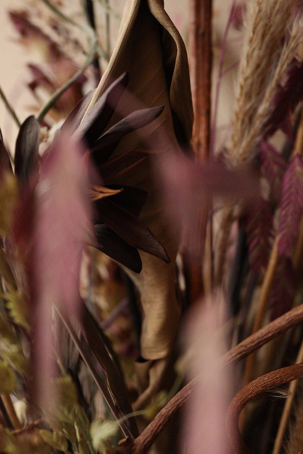 Luxury Dried Flower Arrangement - Pinks, Beige and Natural Tones - Design by Nature Flowers - Dried Flowers