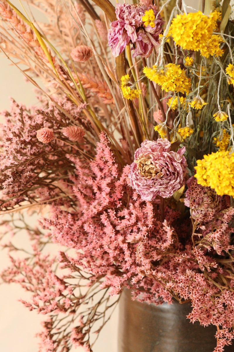 Modernism pinks and yellow - Design by Nature Flowers -