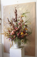 LUXURY DRIED FLOWER ARRANGEMENT - SWEET COLOUR TONES