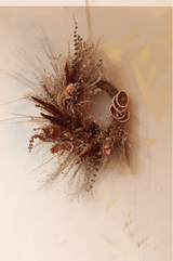 SMALL DRIED FLOWER WREATH ~ HANDMADE - Design by Nature Flowers -