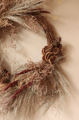 LARGE DRIED FLOWER WREATH ~ HANDMADE - Design by Nature Flowers -