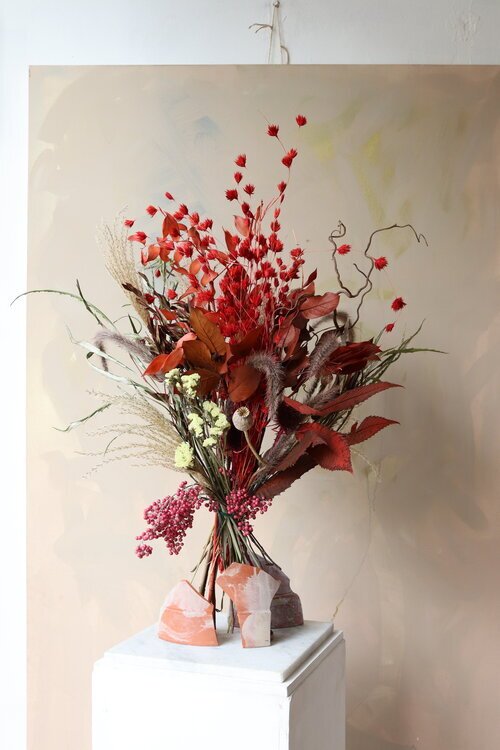 The Cherry ~ Dried Flower Bouquet - Design by Nature Flowers -