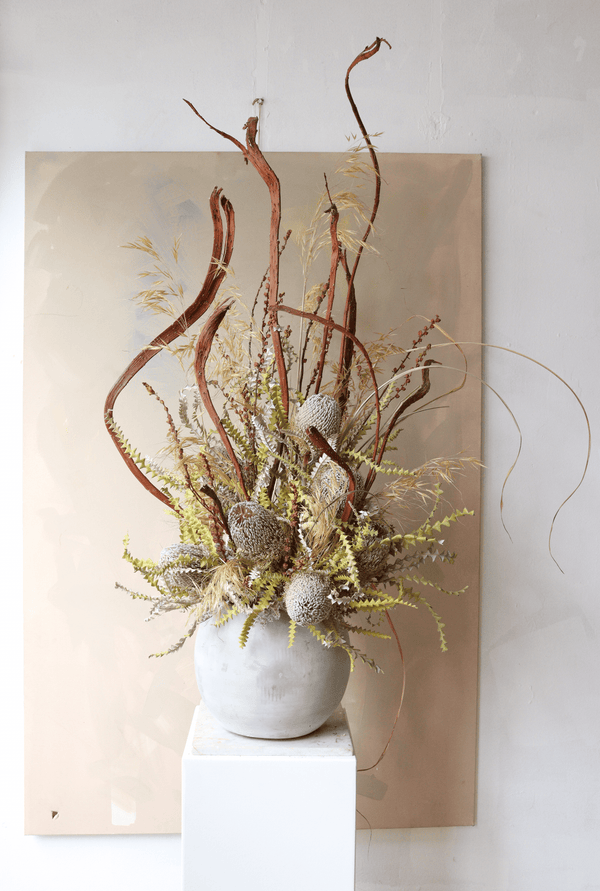 Banksia & Dried Grass - Design by Nature Flowers -