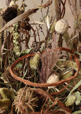 Dried Flower Arrangement - Natural brown and green flowers - Design by Nature Flowers - Dried Flowers