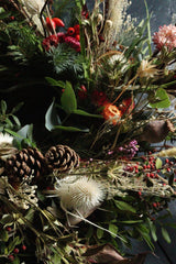 CHRISTMAS WREATH ~ HANDMADE - Design by Nature Flowers - 